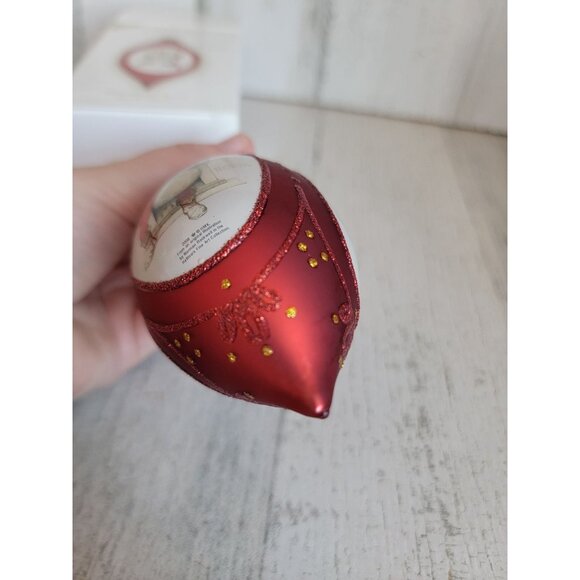 Hallmark waiting for Santa special edition Norman Rockwell ornament Xmas - Picture 8 of 8